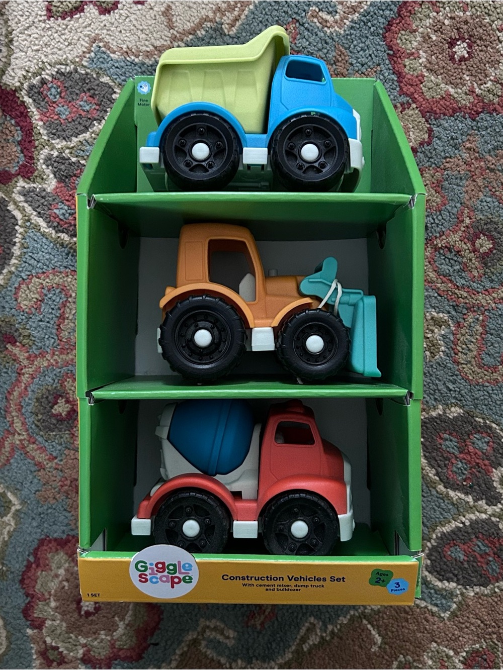 🚧 Gigglescape™ Construction Vehicles 3-pack set - Picture 2 of 9